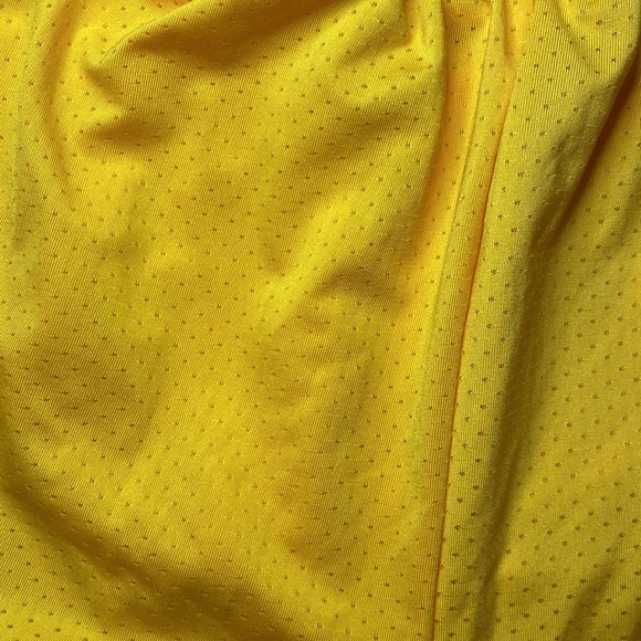 Kids’ Augusta Sportswear Youth Large Mesh Gold Soccer/Running Shorts (NEW) - Picture 2 of 5